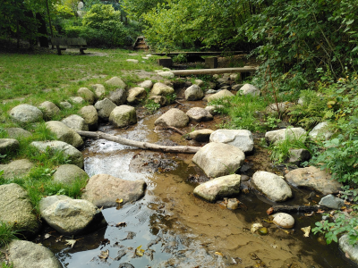 Waterspeelplaats Heveadorp -   Speelplek in de Seelbeek